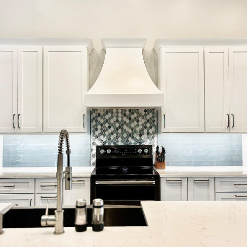 White Cabinets in kitchen